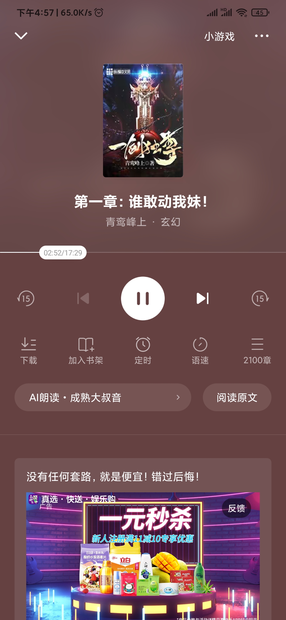 番茄小說閱讀原文